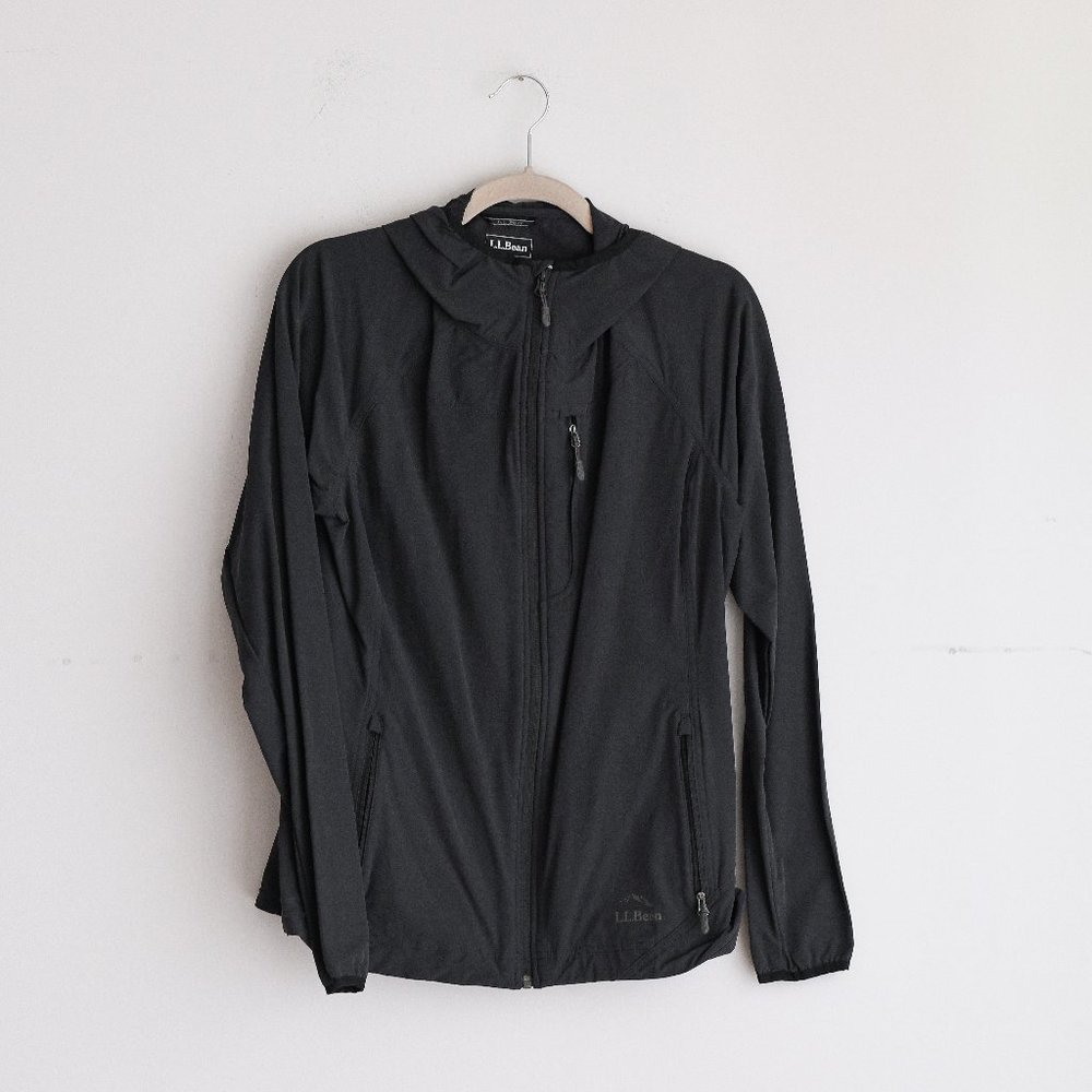 NEW LL Bean Women's Trail Model Rain Jacket, Black